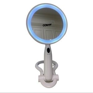 Conair double sided LED travel mirror with magnification